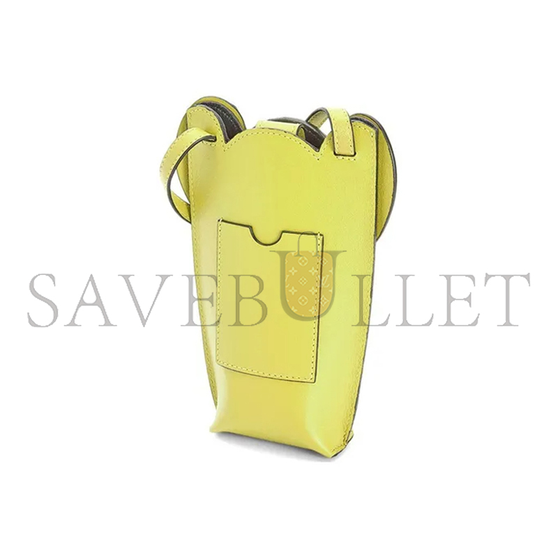L0ew* elephant pocket in classic calfskin c623b02x10 (18*8*4cm)